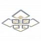 Потолочная светодиодная люстра Profit Light 8009/4+4 WHT A - фото №1