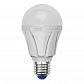 Лампа светодиодная Uniel E27 12W 6500K матовая LED-A60 12W/DW/E27/FR PLP01WH UL-00002005 - фото №1