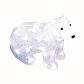 Фигурка светодиодная «Белый медведь-4» 25x31см Uniel ULD-M3125-040/STA 11037 - фото №1