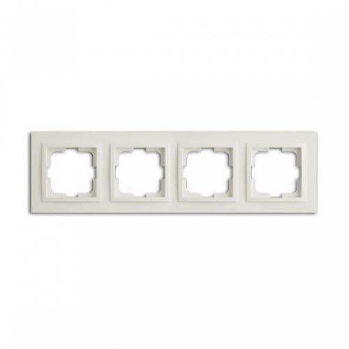 Рамка 4-постовая Mono Electric Despina жемчуг 102-250000-163