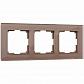 Рамка на 3 поста Werkel Favorit латте W0031142 4690389183430 - фото №1