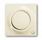 Лицевая панель ABB Impuls выключателя одноклавишного с подсветкой Свет слоновая кость 2CKA001753A0072 - фото №1