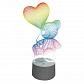 Фигурка светодиодная «Мишка с сердцем» 25x13см (UL-00007420) Uniel ULI-M503 RGB/3AAA Lovebear/White - фото №1
