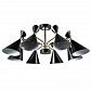 Потолочная люстра Arte Lamp Wellington A2711PL-8BK - фото №1