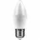 Лампа светодиодная Feron E27 5W 2700K Свеча Матовая LB-72 25764 - фото №2
