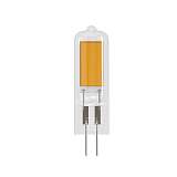 Лампа светодиодная Uniel G4 4W 4000K прозрачная LED-JC-220/4W/4000K/G4/CL GLZ08TR UL-00005064