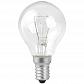 Лампа накаливания ЭРА E14 40W 2700K прозрачная P45-40W-E14/ДШ 230-40 Е 14 (гофра) - фото №1