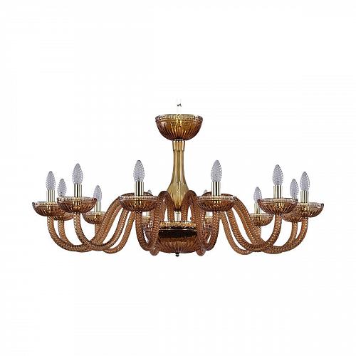 Подвесная люстра Bohemia Ivele 1310/12/360 G Am/Amber/M-1G