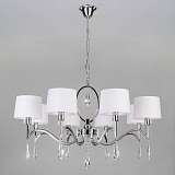 Люстра Eurosvet 10093/8 хром/прозрачный хрусталь Strotskis