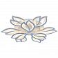 Потолочная светодиодная люстра Profit Light 8004/6+3 WHT - фото №1