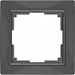 Рамка Werkel Snabb Basic на 1 пост серо-коричневый WL03-Frame-01 4690389099038 - фото №1