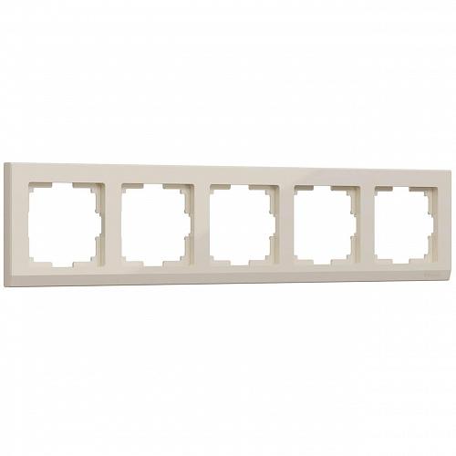 Рамка на 5 постов Werkel Stark слоновая кость W0051803 4690389161933