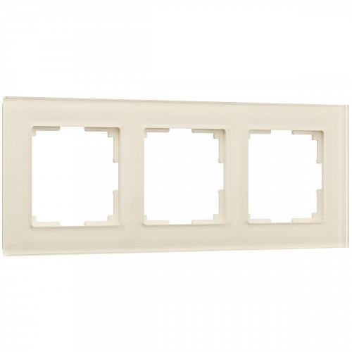 Рамка на 3 поста Werkel Favorit молочный W0031141 4690389183423
