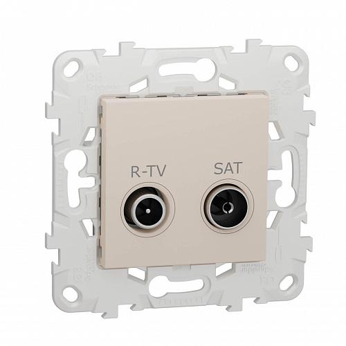 Розетка R-TV/SAT одиночная Schneider Electric Unica New NU545444