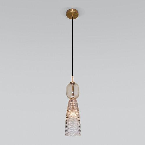 Подвесной светильник Eurosvet Glossy 50211/1 янтарный