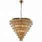Подвесная люстра Crystal Lux Abigail SP22 D820 GOLD/AMBER - фото №1