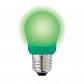 Лампа энергосберегающая (03039) Uniel E27 9W Green зеленый ESL-G45-9/GREEN/E27 - фото №1