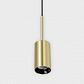 Подвесной светодиодный светильник Italline DL 3038 black/gold - фото №1