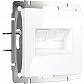 Розетка двойная Ethernet RJ-45 Werkel белый W1181101 4690389155376 - фото №1