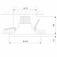 Встраиваемый светодиодный светильник Elektrostandard 15267/LED 7W 4200K черный/черный a055722 - фото №2