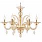 Подвесная люстра Crystal Lux Caetano SP-PL6 Amber - фото №1
