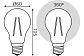 Лампа светодиодная филаментная Gauss E27 18W 4100K прозрачная 102902218 - фото №2