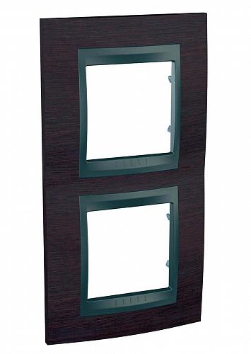 Рамка 2-постовая вертикальная Schneider Electric Unica Top MGU66.004V.2M3