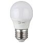 Лампа светодиодная ЭРА E27 6W 2700K матовая LED P45-6W-827-E27 R Б0049643 - фото №3