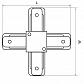 Коннектор X-образный Lightstar Barra 502149 - фото №2