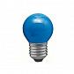Лампа накаливания Е27 25W шар синий 40134 - фото №1