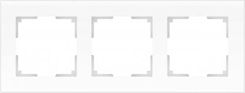 Рамка Werkel Favorit на 3 поста белый матовый WL01-Frame-03 4690389098611