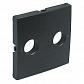 Лицевая панель Efapel Logus 90 розетки R-TV серый 90776 TIS - фото №1