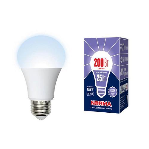 Лампа светодиодная E27 25W 6500K матовая LED-A70-25W/6500K/E27/FR/NR UL-00004471