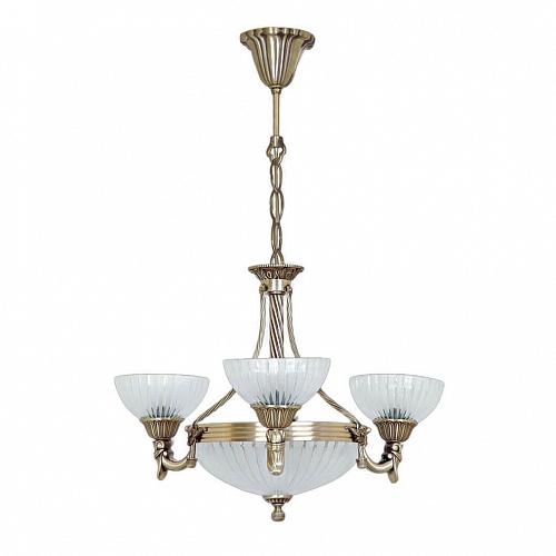 Подвесная люстра Kink Light Кристалл классика 2067/3+3 Antik