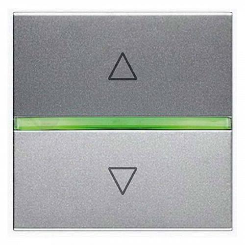 Выключатель жалюзи электронный ABB Zenit 16A 250V серебро 2CLA226120N1301