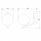 Бра Eurosvet Shape 70131/1 хром - фото №2