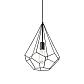 Подвесной светильник Ideal Lux Ampolla-3 SP1 Nero 148175 - фото №1