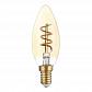 Лампа светодиодная филаментная Hiper E14 5W 2400K янтарная HL-2207 - фото №1