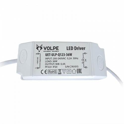 Драйвер (UL-00000439) Volpe 90V 36W IP20 0,4A UET-ULP-Q123-36W