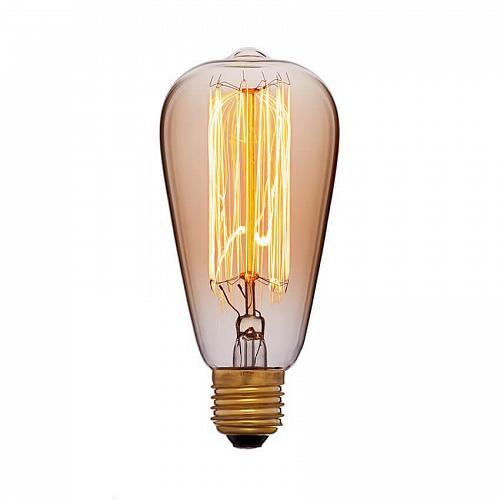 Лампа накаливания E27 40W золотая 051-910