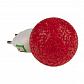 Настенный светодиодный светильник (10329) Uniel DTL-309-Шар/Red/1LED/0,1W - фото №1