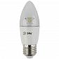 Лампа светодиодная ЭРА E27 7W 2700K прозрачная LED B35-7W-827-E27-Clear Б0017237 - фото №1