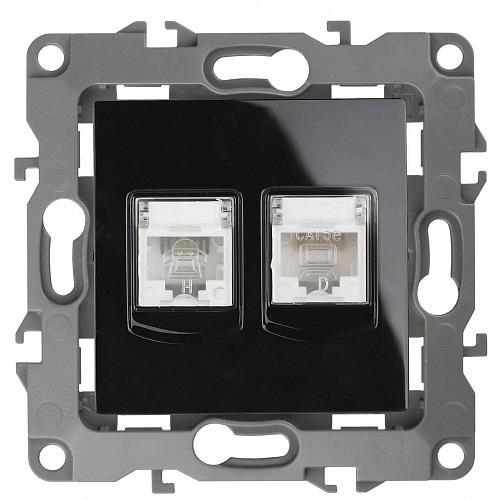 Розетка комбинированная RJ45+RJ11 ЭРА 12 12-3109-06 Б0018253