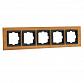 Рамка 5-постовая Mono Electric Style бамбук 107-530000-164 - фото №1