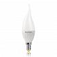 Лампа светодиодная Voltega E14 6.5W 4000К свеча на ветру матовая VG1-CW2E14cold6W 4691 - фото №1