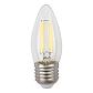 Лампа светодиодная филаментная ЭРА E27 11W 4000K прозрачная F-LED B35-11w-840-E27 Б0046988 - фото №1