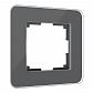 Рамка Werkel Elite на 1 пост графит W0012440 4690389180675 - фото №1