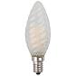 Лампа светодиодная филаментная ЭРА E14 5W 2700K матовая F-LED BTW-5W-827-E14 frost Б0027937 - фото №1