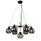 Подвесная люстра Indigo Grappoli 11029/7P Black V000216 - фото №1