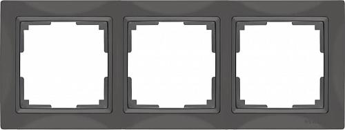 Рамка Werkel Snabb Basic на 3 поста серо-коричневый WL03-Frame-03 4690389099052